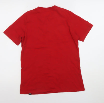 Boys UK Size 11-12 Years adidas Red Basic T-Shirt