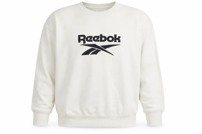 Mens UK Size L Reebok White Pullover Sweatshirt