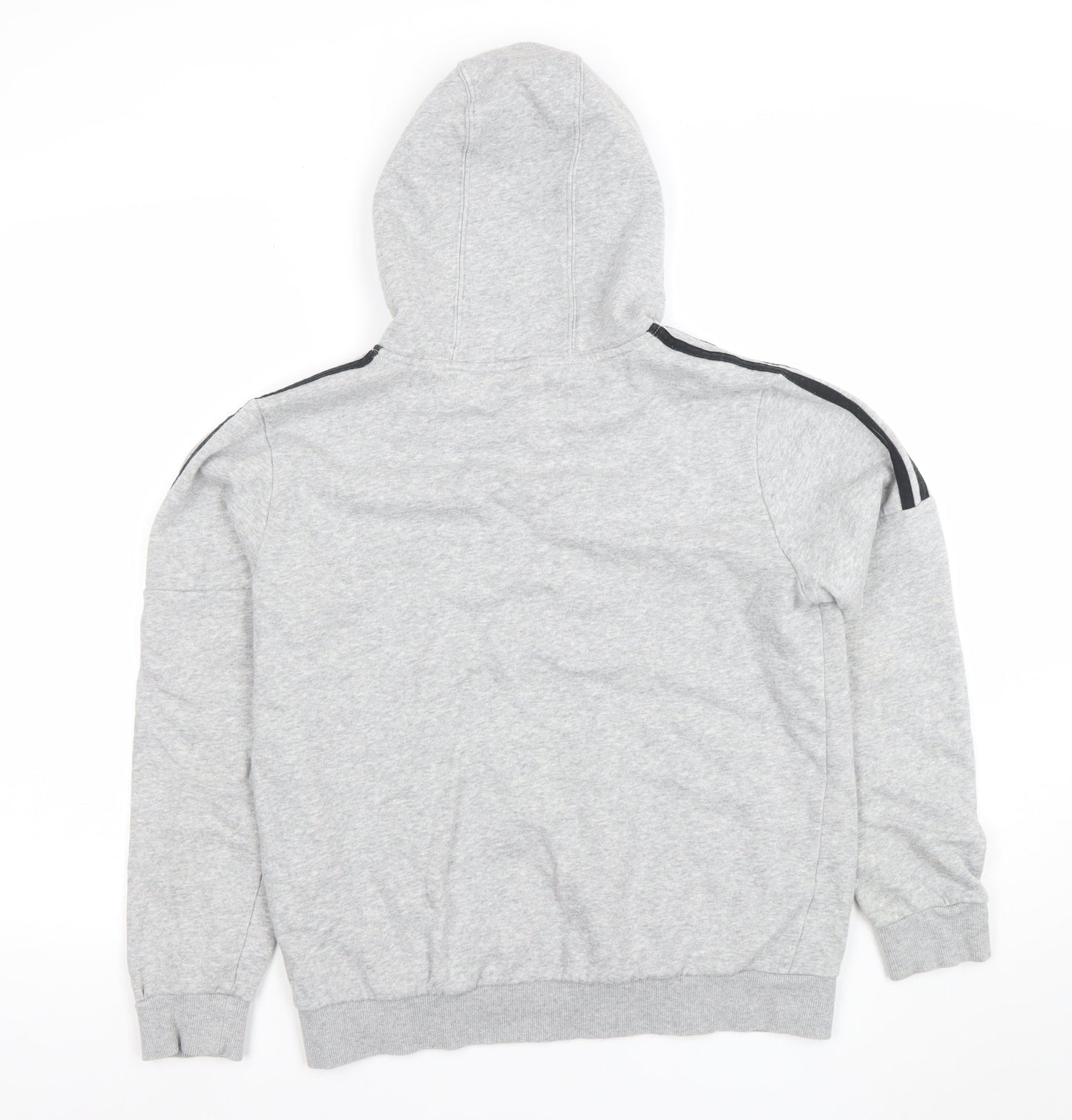 Boys UK Size 13-14 Years adidas Grey Pullover Hoodie