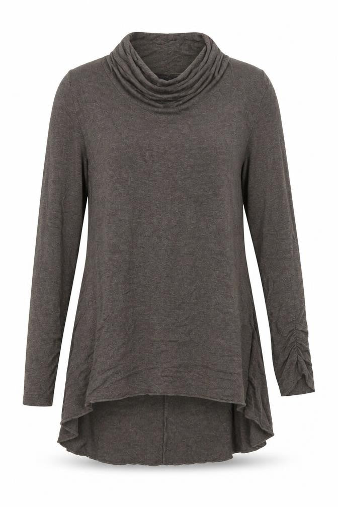 Womens UK Size 12 Passport Brown Tunic Blouse