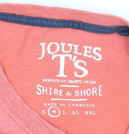 Mens UK Size M Joules Pink  T-Shirt