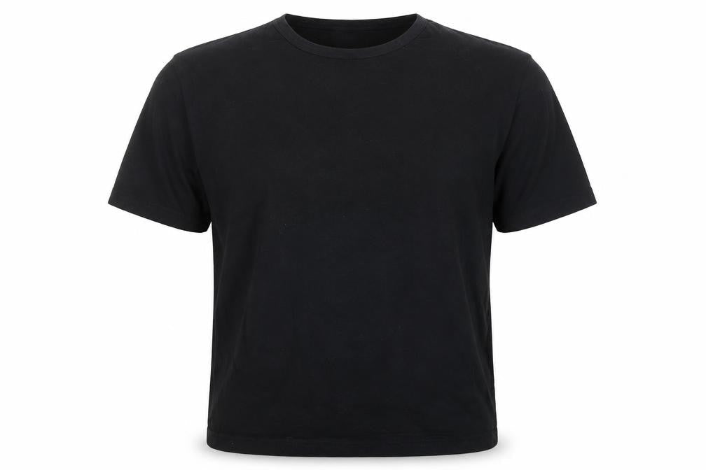 Monkee Men's Black Cotton Crew Neck Graphic T-Shirt Medium