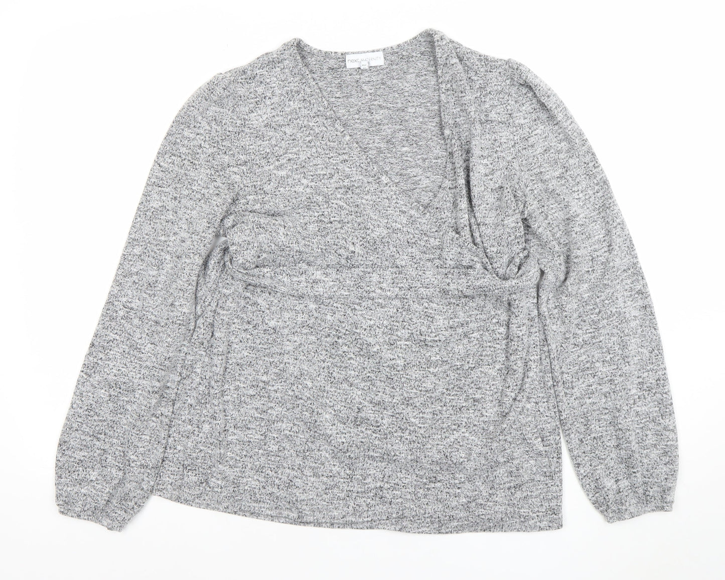 Womens UK Size 12 NEXT Grey Tunic Jumper