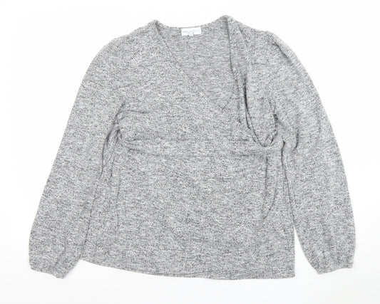 Womens UK Size 12 NEXT Grey Tunic Jumper