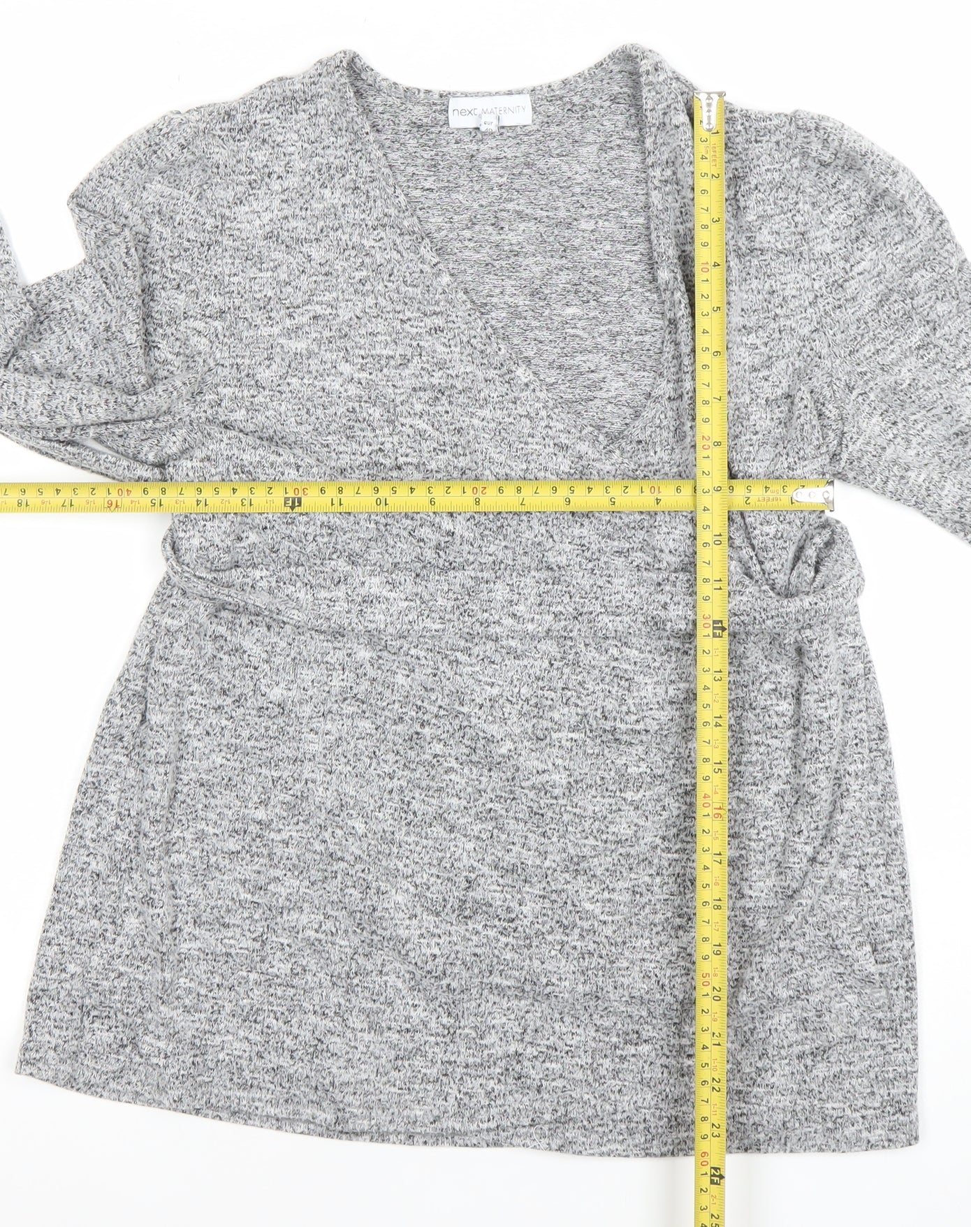 Womens UK Size 12 NEXT Grey Tunic Jumper