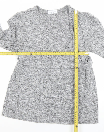Womens UK Size 12 NEXT Grey Tunic Jumper