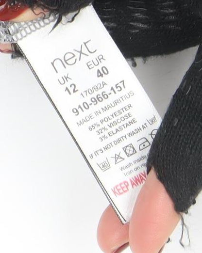 Womens UK Size 12 NEXT Grey Tunic Jumper