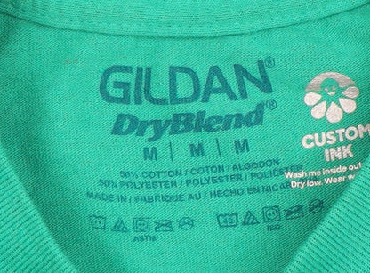 Mens UK Size M Gildan Green  T-Shirt