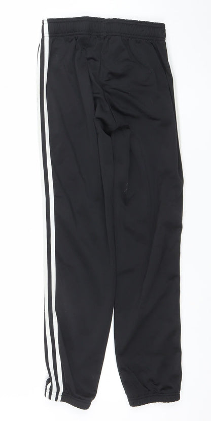 Adidas Boys Black 11-12 Years Track Pants – Quick Dry Sports Trousers