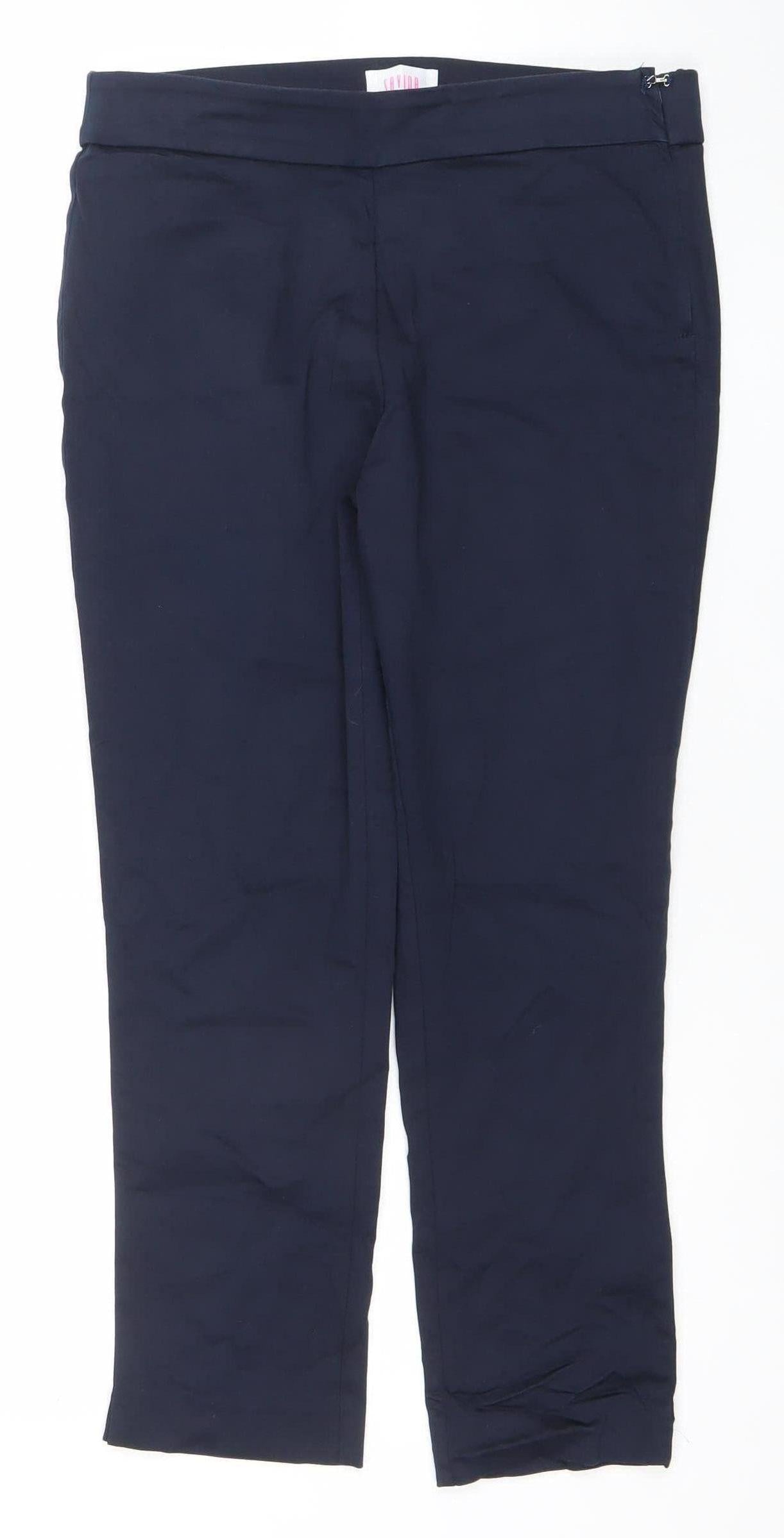 Womens UK Size 12 SAVIDA Slim Fit Ankle Blue Jeans