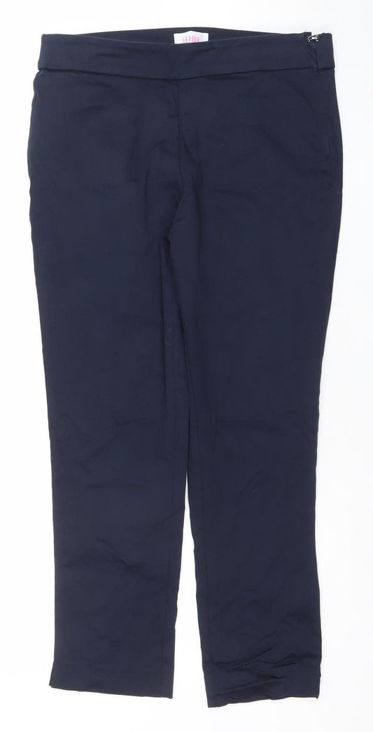Womens UK Size 12 SAVIDA Slim Fit Ankle Blue Jeans