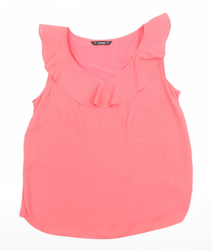 Womens UK Size S Dunnes Pink Tunic Blouse