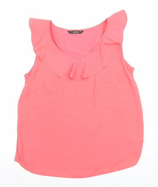 Womens UK Size S Dunnes Pink Tunic Blouse