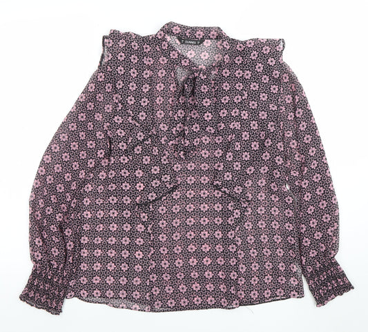 Womens UK Size M Dunnes Pink Tunic Blouse