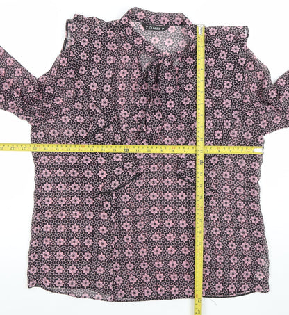 Womens UK Size M Dunnes Pink Tunic Blouse