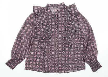 Womens UK Size M Dunnes Pink Tunic Blouse