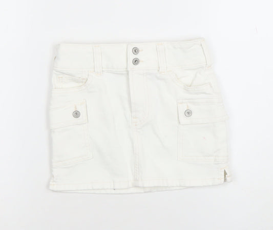 Girls UK Size 6 Years Gap Cargo Denim Skirt