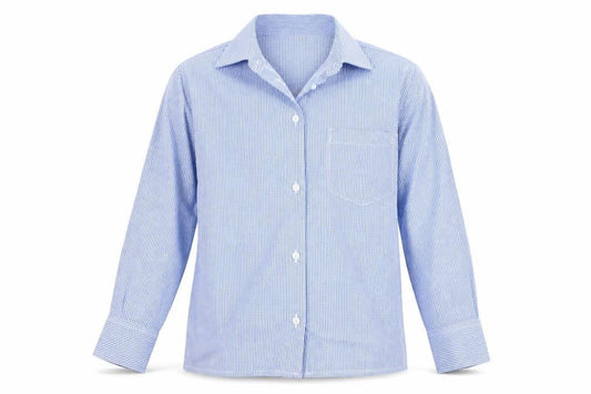 Boys UK Size 30 Inch Hunter Blue Basic Button-Up