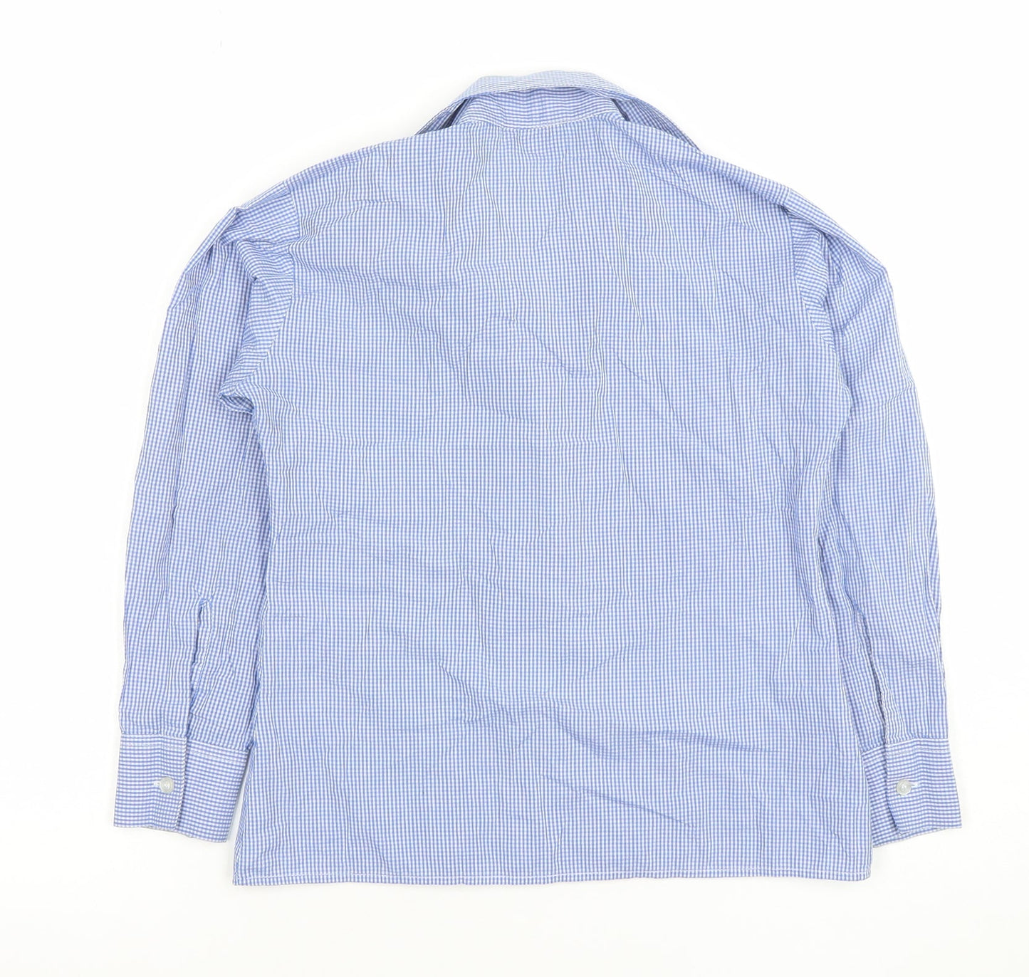 Boys UK Size 30 Inch Hunter Blue Basic Button-Up