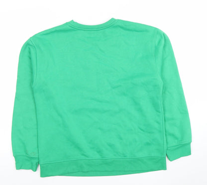 Womens UK Size S Dunnes Green Pullover Sweatshirt