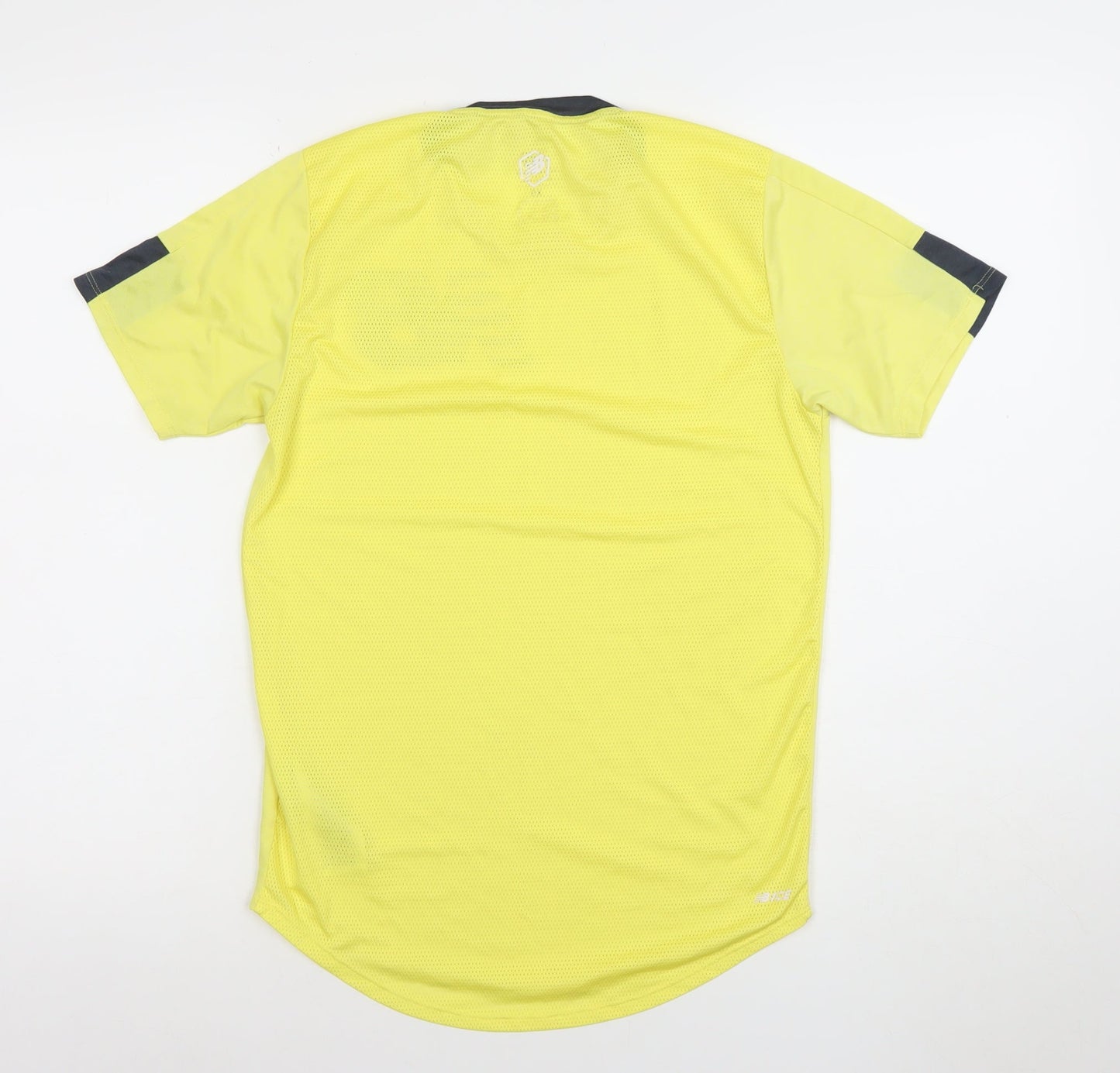 Mens UK Size XS New Balance Yellow Running & JoggingGym & Training T-Shirt