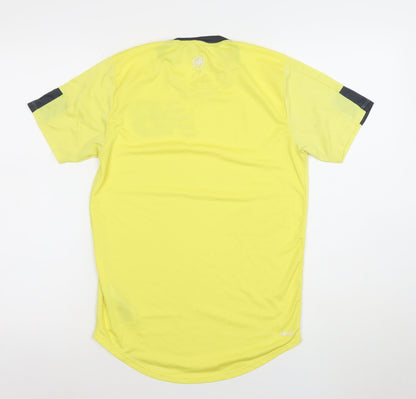 Mens UK Size XS New Balance Yellow Running & JoggingGym & Training T-Shirt