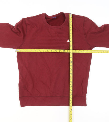 Mens UK Size S Champion Red Pullover Sweatshirt