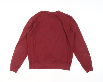 Mens UK Size S Champion Red Pullover Sweatshirt