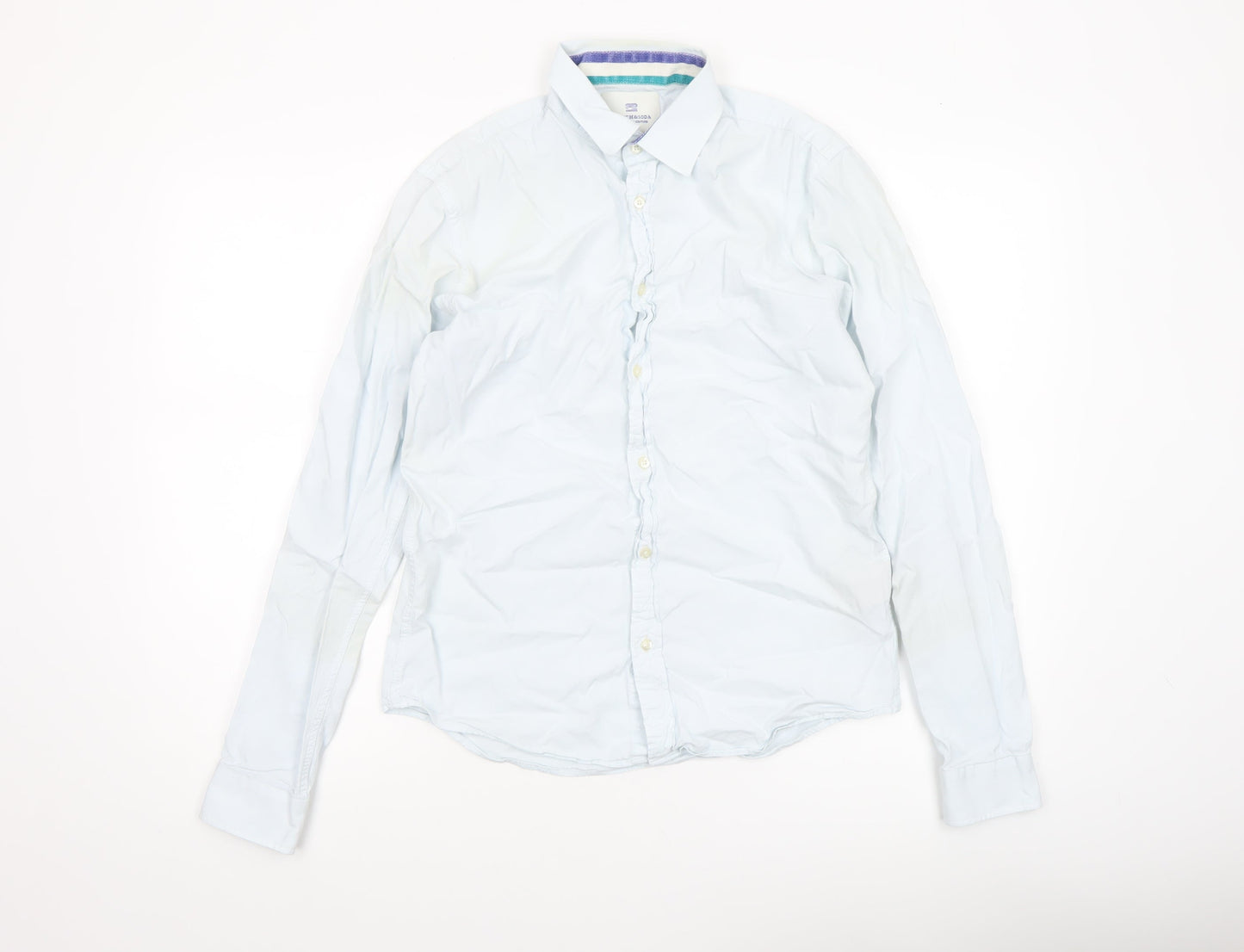Mens UK Collar Size M Scotch & Soda Smart White  Dress Shirt