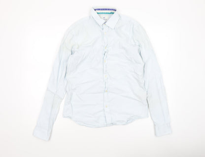 Mens UK Collar Size M Scotch & Soda Smart White  Dress Shirt