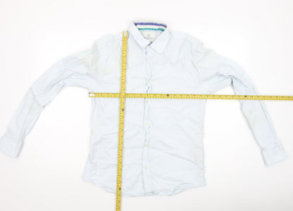 Mens UK Collar Size M Scotch & Soda Smart White  Dress Shirt