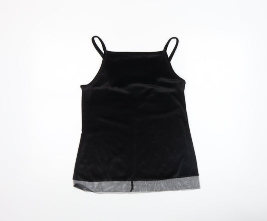 Womens UK Size 6 ASOS Black Camisole Tank