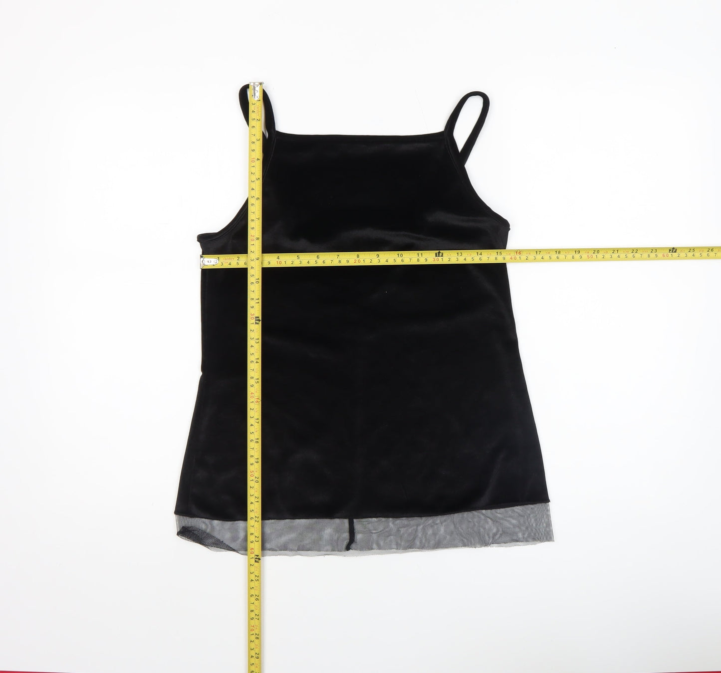 Womens UK Size 6 ASOS Black Camisole Tank