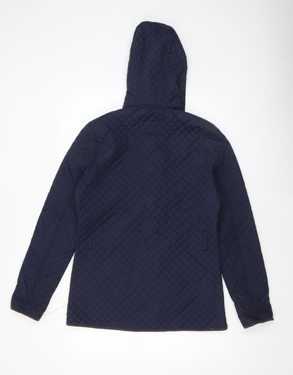 Womens UK Size 12 Voi Jeans Co. Blue Quilted Coat