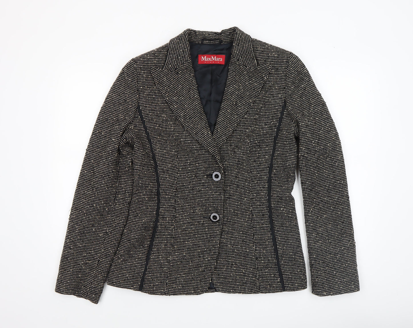 Womens UK Size 12 MaxMara Regular Black Blazer