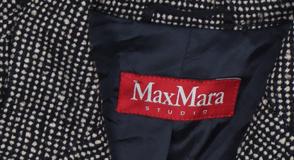 Womens UK Size 12 MaxMara Regular Black Blazer