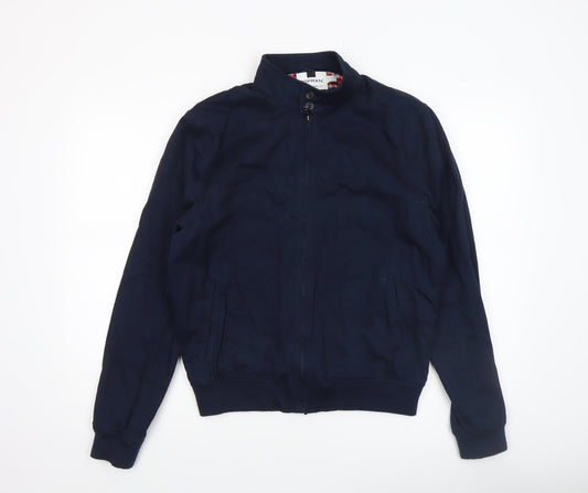 Mens UK Size S Topman Blue Bomber Jacket