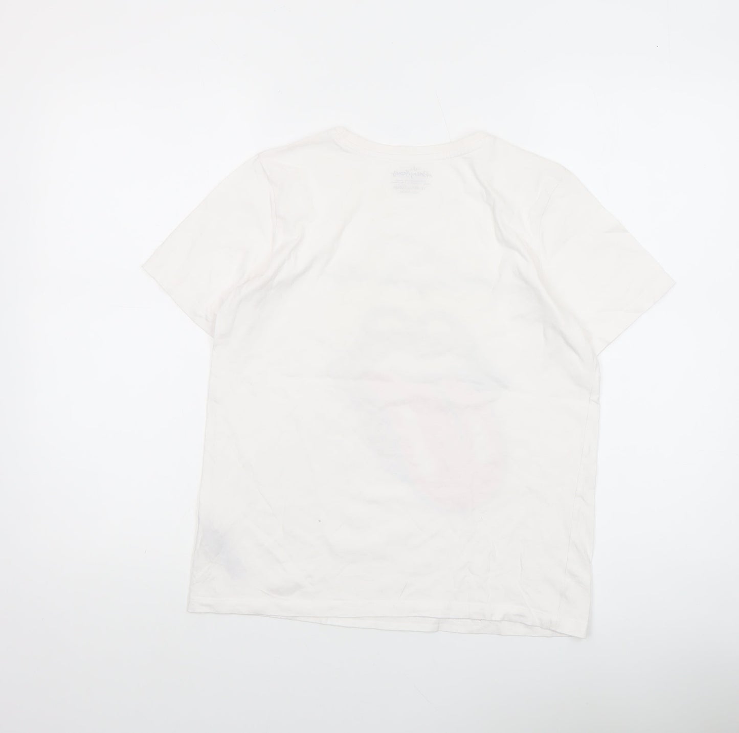 Girls UK Size 14-15 Years The Rolling Stones White Graphic Print T-Shirt