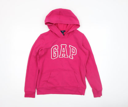 Womens UK Size XS Gap Pink Pullover Hoodie