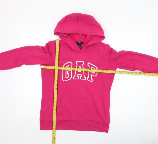 Womens UK Size XS Gap Pink Pullover Hoodie