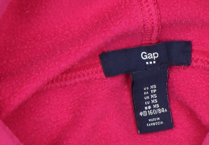 Womens UK Size XS Gap Pink Pullover Hoodie