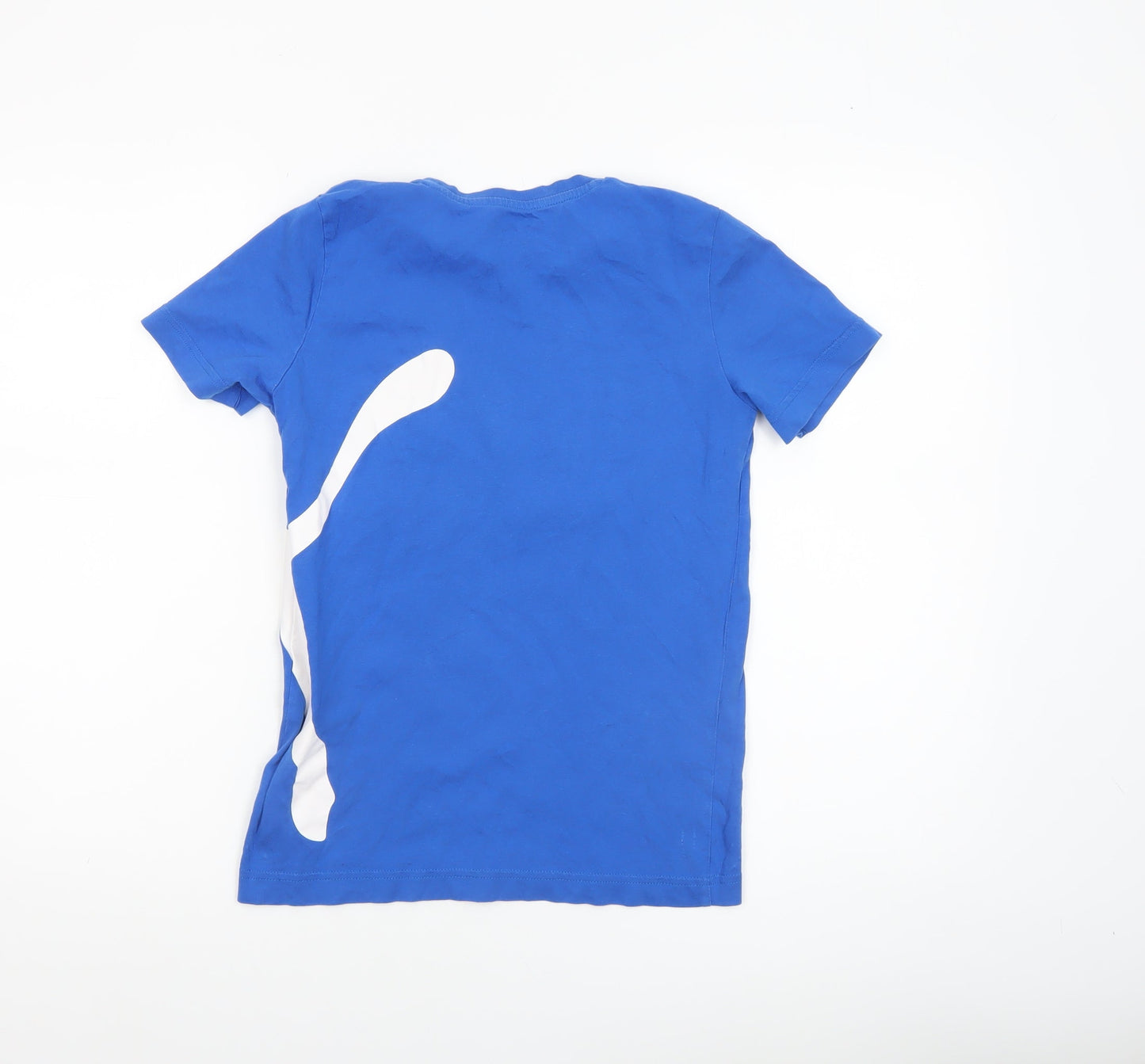 Boys UK Size 11-12 Years PUMA Blue Basic T-Shirt