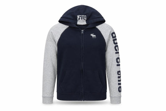 Boys UK Size 13-14 Years abercrombie kids Blue Full Zip Hoodie