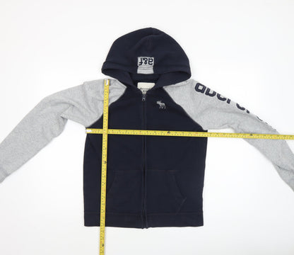 Boys UK Size 13-14 Years abercrombie kids Blue Full Zip Hoodie