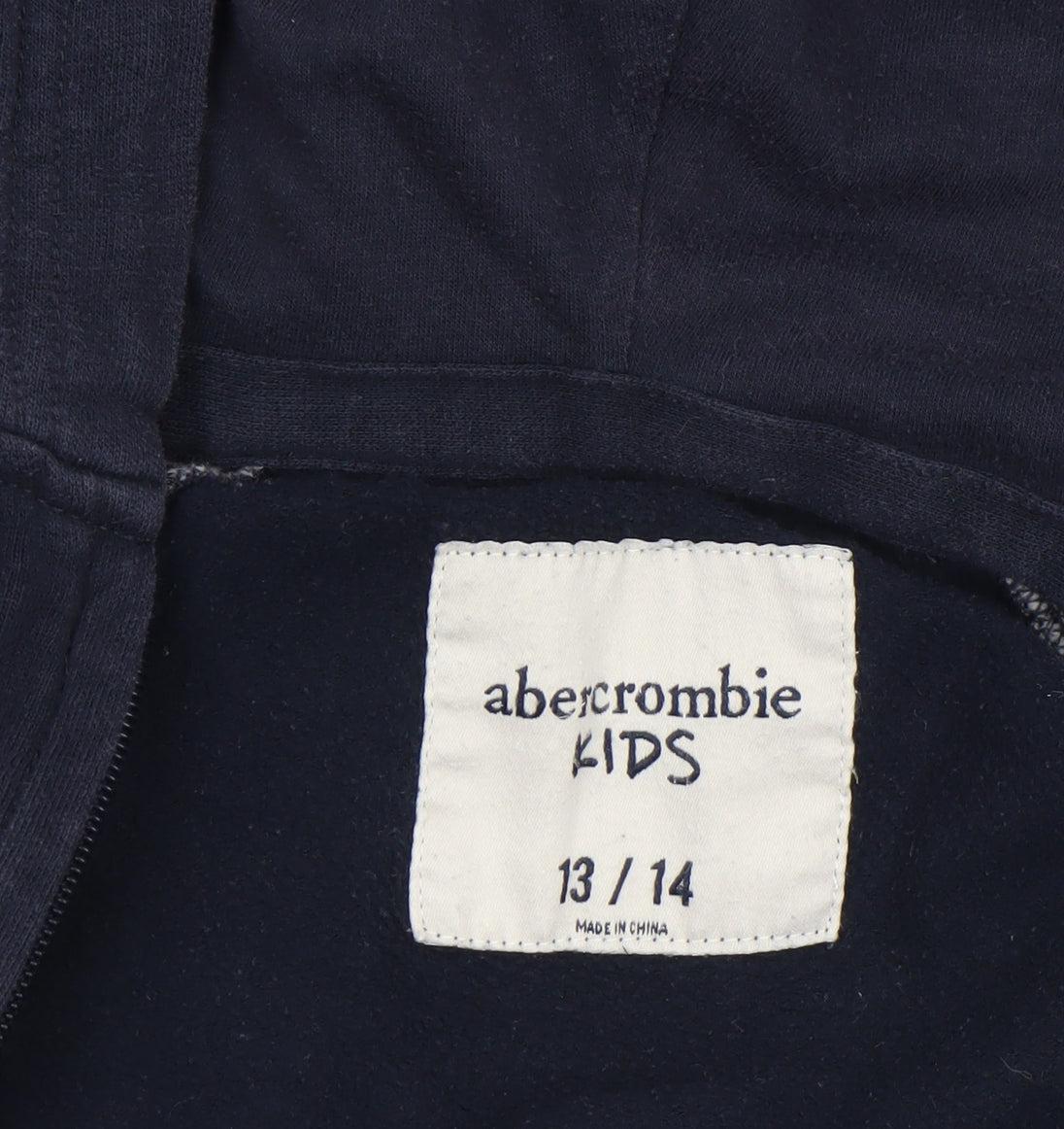 Boys UK Size 13-14 Years abercrombie kids Blue Full Zip Hoodie