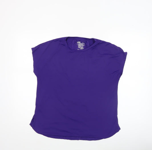 Womens UK Size S Dunnes Stores Purple Gym & Training Yoga Running & Jogging T-Sh