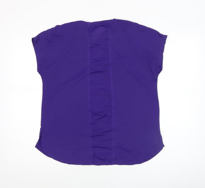 Womens UK Size S Dunnes Stores Purple Gym & Training Yoga Running & Jogging T-Sh