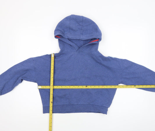Girls UK Size 9-10 Years Boden Blue Pullover Hoodie