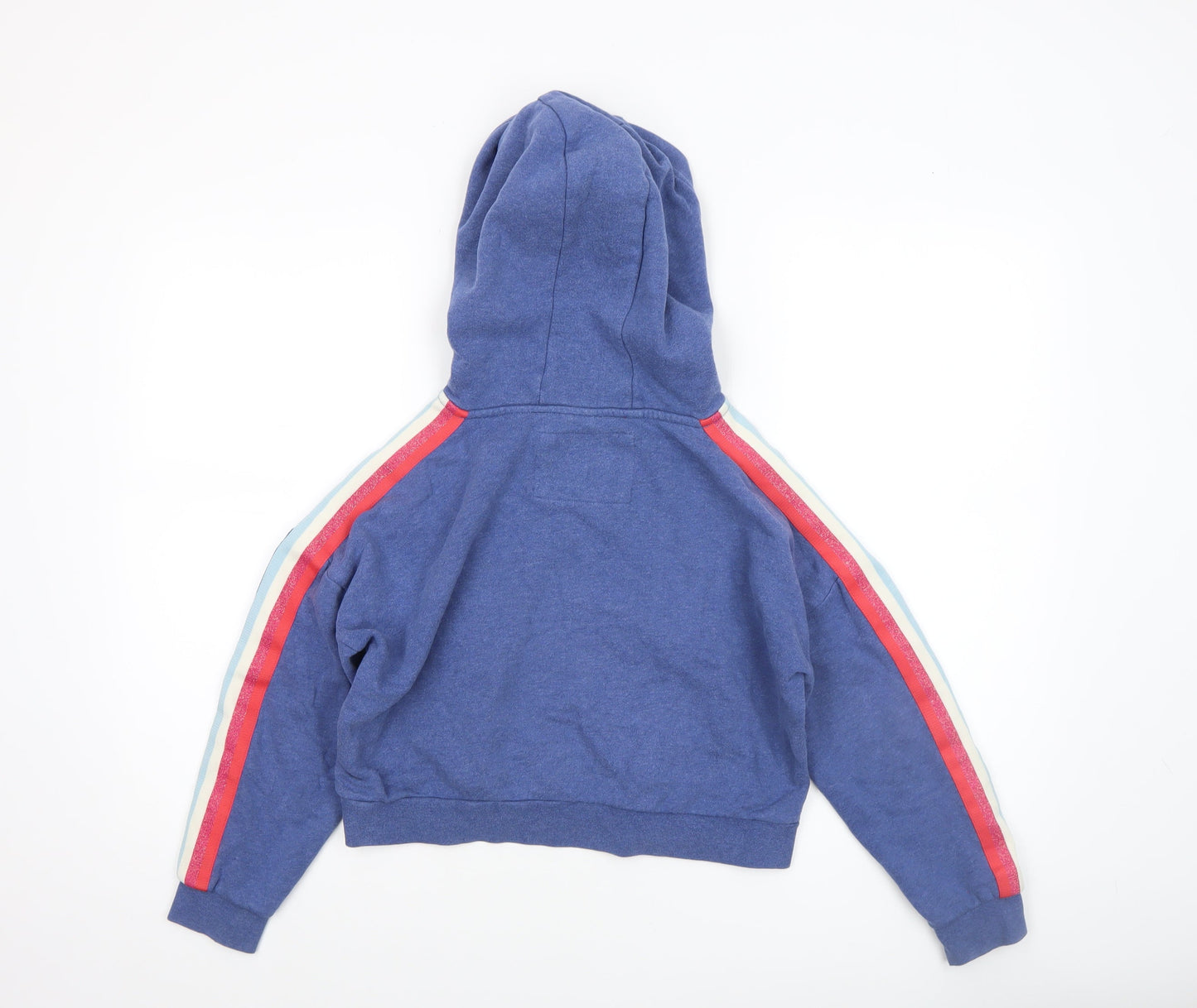 Girls UK Size 9-10 Years Boden Blue Pullover Hoodie