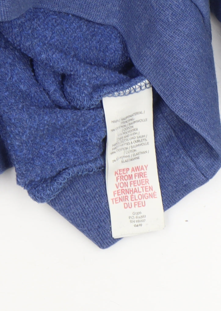 Girls UK Size 9-10 Years Boden Blue Pullover Hoodie